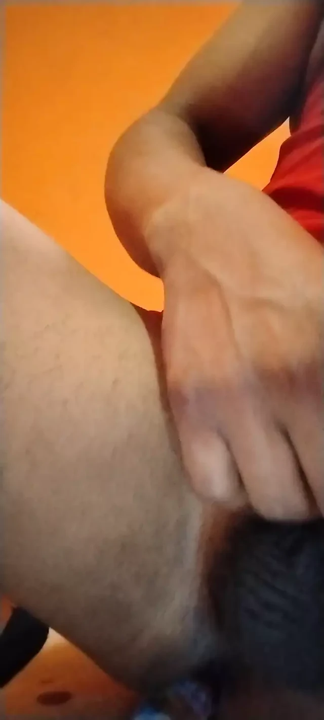 Gay shemale masturbating ass