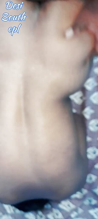 Desi South Indian Tamil wife husband dick licking ride doggy Indian style sex original home video