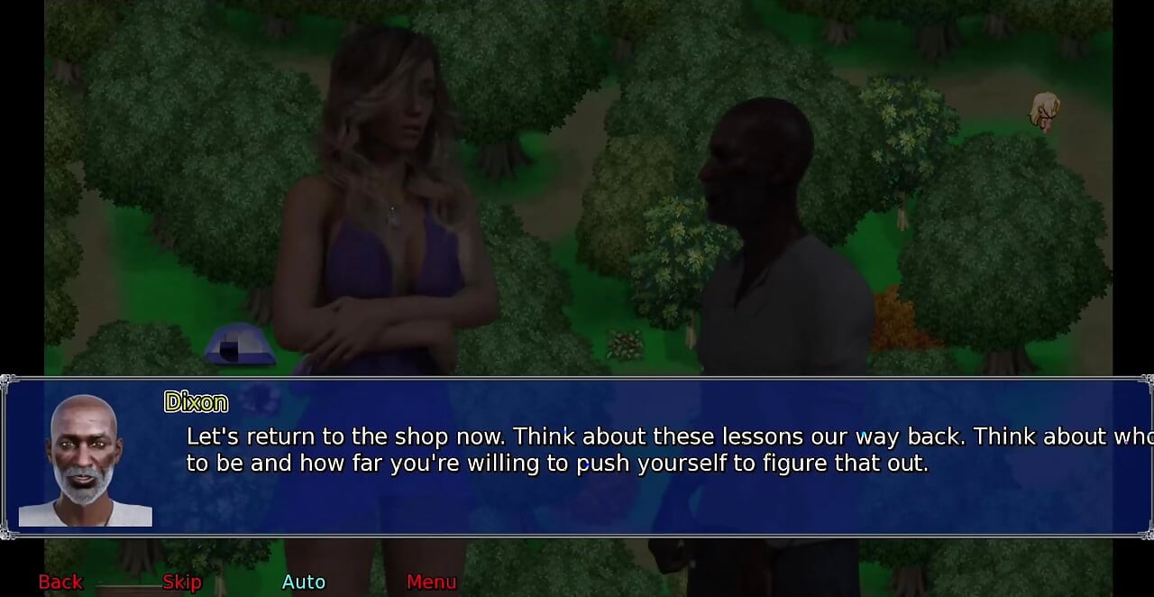A esposa do escritório # 26 - Jessie foi para Stacy no banheiro do trabalho ... Andy goza em toda a perna da Stacy.