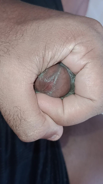 And this is how my dick comes out when I take it out of your ass after I come good