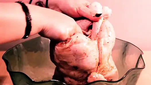 Fleischmassage fleisch auf spucke fleisch in meinem mund