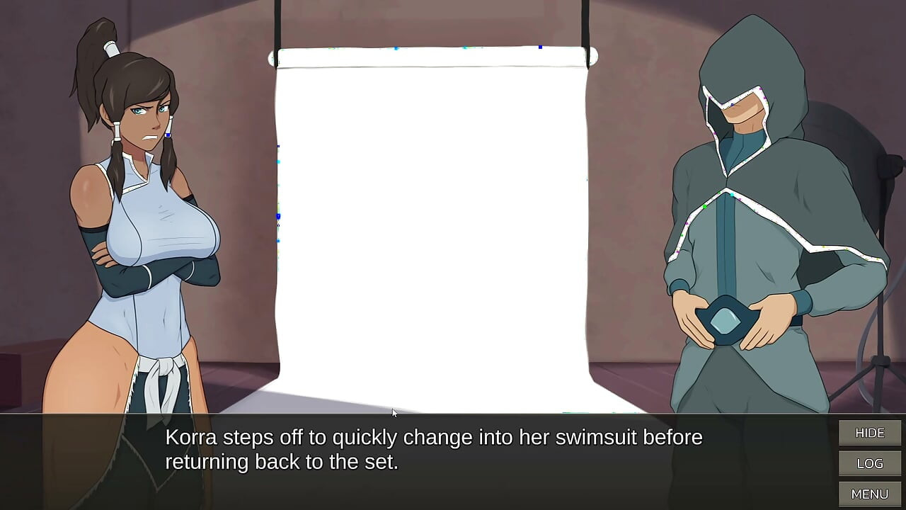 Korra prøver en badedragt - Cummy Bender del 2