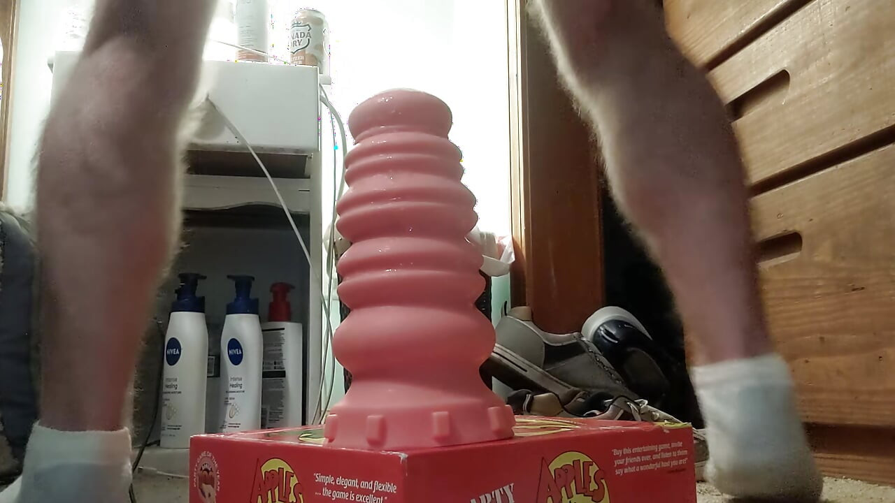 Tyler Durden with huge anal dildo Macaroon