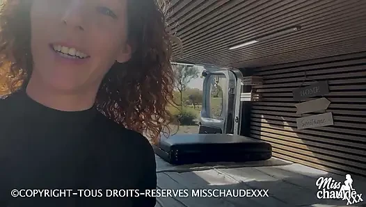 I join her husband in his converted van to fuck me.