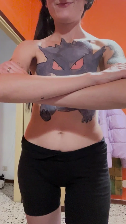 gengar bodypaint - Lara Manara