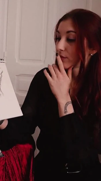 Memorable moment from "JOI - Art student gives you instructions - Trish Collins."