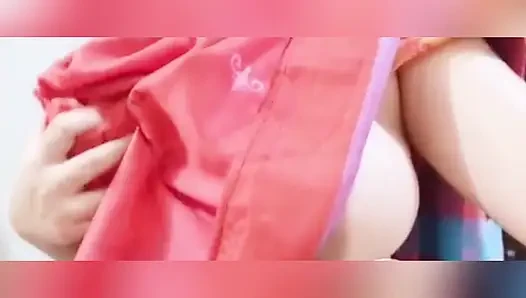 Showing boobs with saree