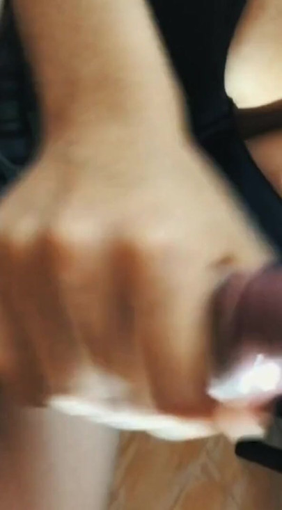 Emotional moment from "Hot school girl knows hot to do the best blowjob for a fast cum inside her mouth and drinking the"