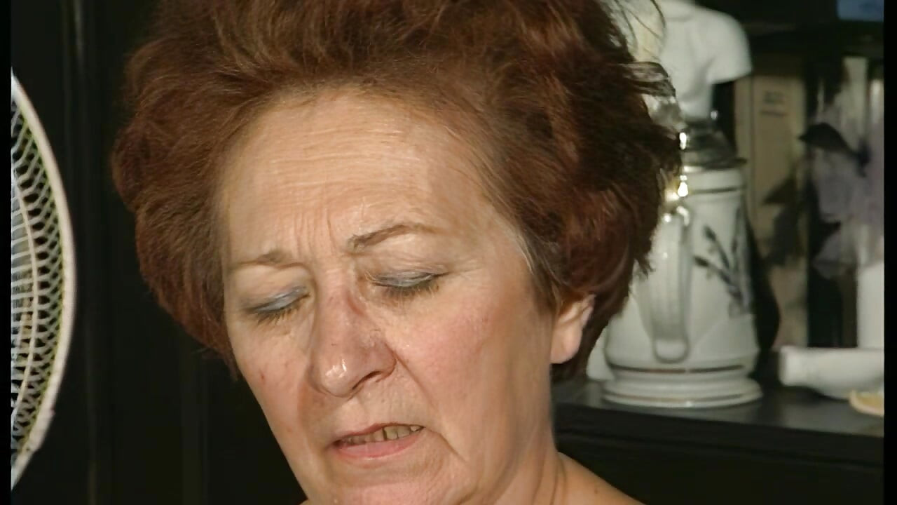Horny Granny Devours Young Stud's Massive Cock in Wild Fuck