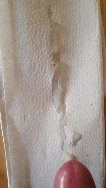 Jerk off - Huge cumshot in slow motion