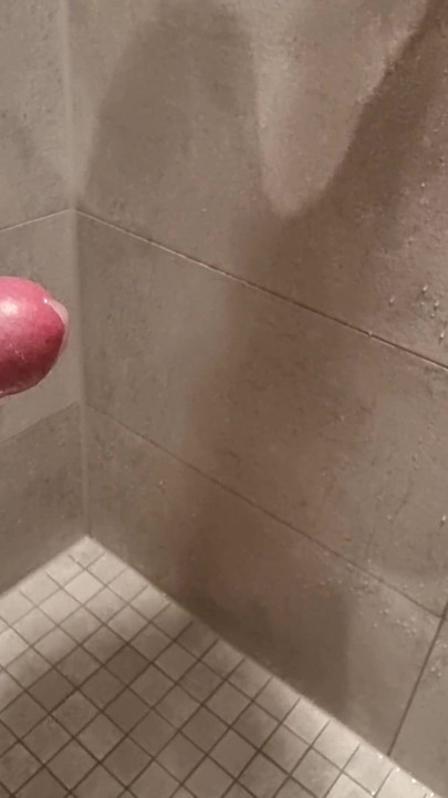Memorable moment from "massive cumshot in public unisex shower"