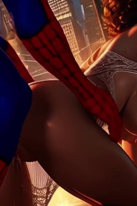 Spiderman dostaje trochę w nowym pikantnym filmie Toons!