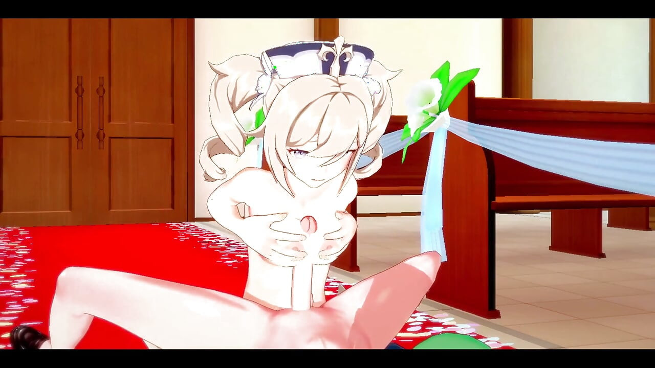 Genshin impact hentai - barbara x venti kilisede seks - Japon Asyalı manga anime oyunu porno