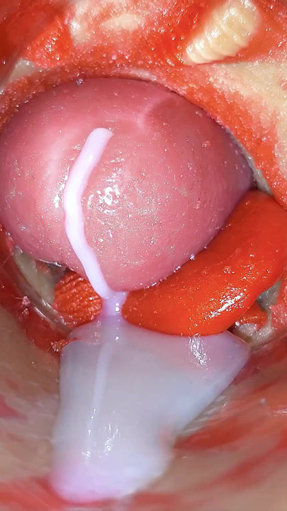 Cum Big Load Sperm. Excellent internal camera. 4K | Clip 2