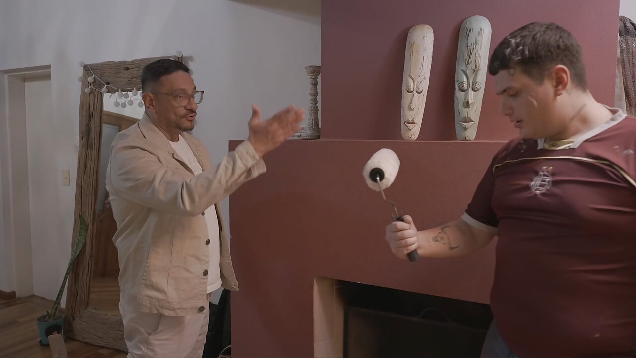 He must have a HUGE dick! The painter watches Chavita getting fucked by her sugar daddy