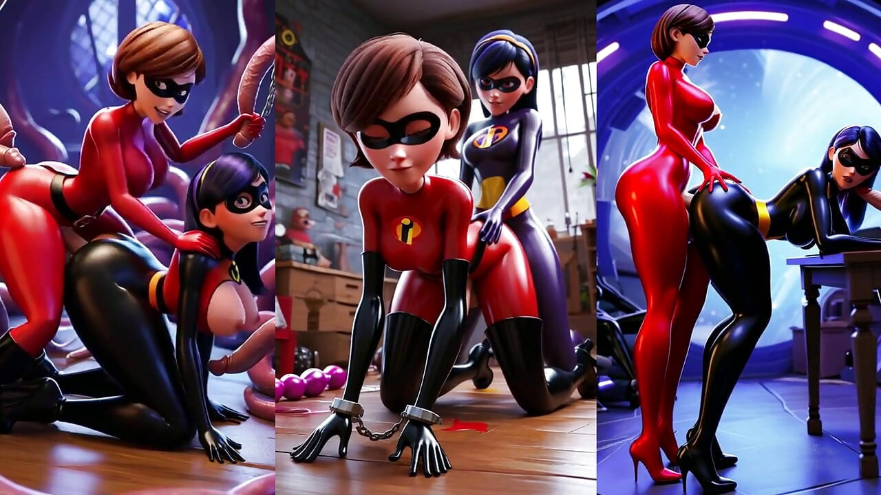 スーパーヒーローのレディボーイ、汚れた使命 – あらゆる穴にチンポが詰め込まれ、二重挿入