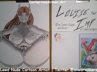 Colorear Louise The Imp En Darkprincearmon Art