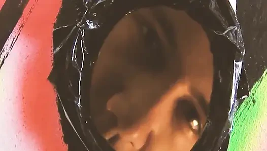 Ngentot di tempat- 2_blonde dengan pantat montok sambil pakai lingerie seksi dientot di kamar mandi umum