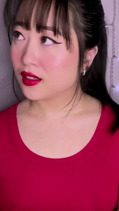 Asian step-sis helps you cum | Clip 1