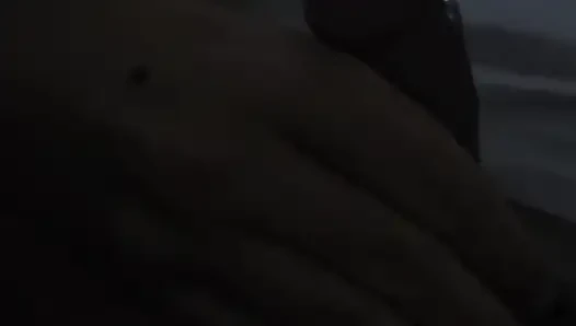 Naughty milf giving handjob