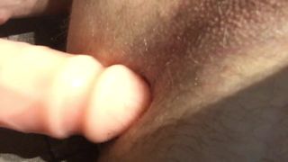 10 inches dildo in my ass