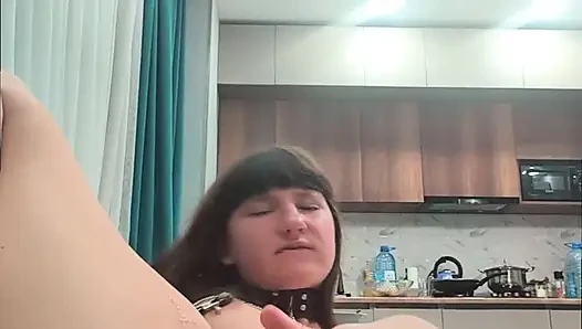 Amateur Horny 18 Years Old Girl Cums Non Stop Nipple Clamps Anal Plug Hardcore BDSM Masturbation