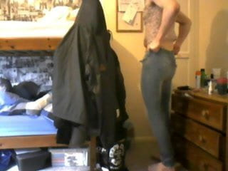 Crossdresser in Jeans