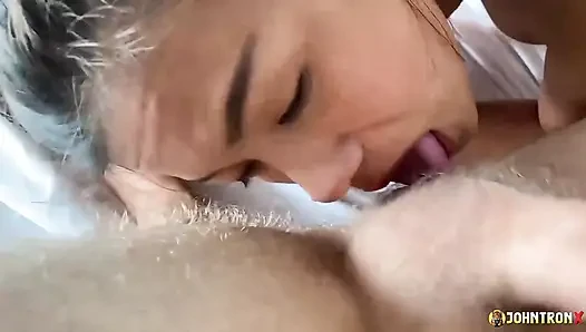 Johntronx - Perfect Rimjob and Blowjob From a Hot Thai Babe