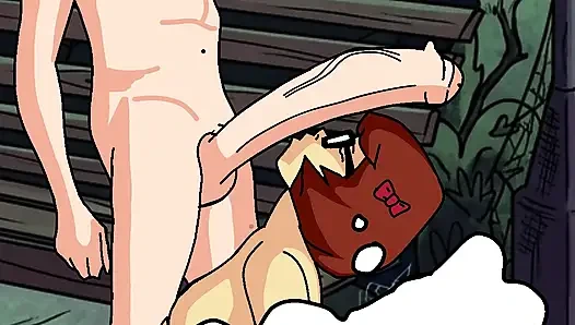 When it gets scary, Shaggy cums inside Velma