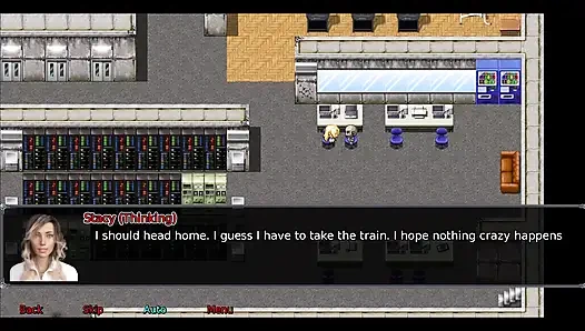 The office wife part 3: Stacy played with herself in the shower at work