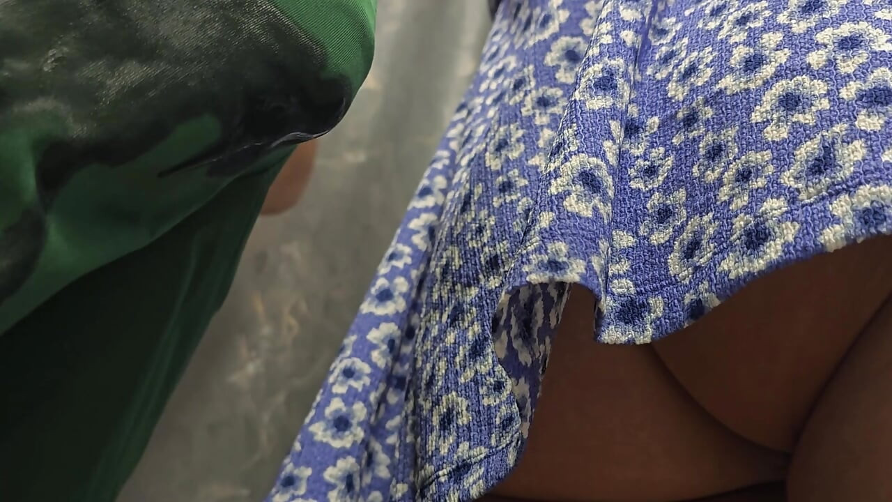 Risky Public Handjob: She Made Him Cum in His Pants on a Packed Bus!