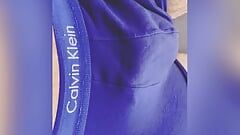 Calvin Klein, mouillage bleu
