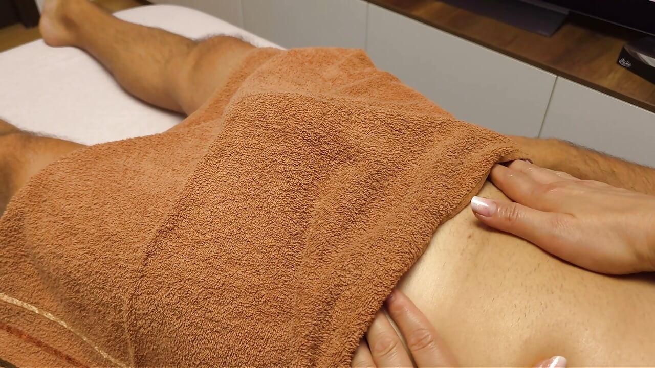Forbidden Touch During Massage Therapy. Asian Masseuse Doesn't Stop Until He CUMS Hard Inside Underwear