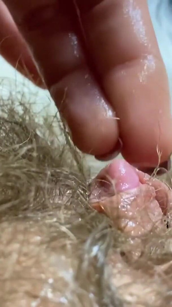 Powerful moment from "Huge erected clitoris fucking vagina deep inside big orgasm"