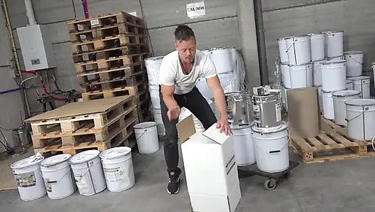 Pussy explorer Bodo visiting Kelly's cave