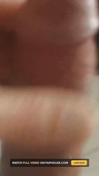Masturbating.