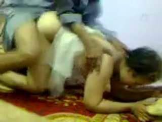 Egyptian woman having sex with the concierge of the architec