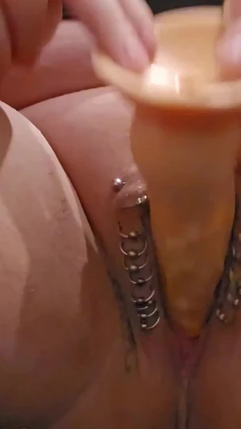 Unforgettable moment from "Penetrates wet pussy with dildo"