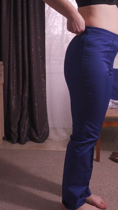 Nurse Can't Get Rid Of Visible Panty Lines | Clip 1