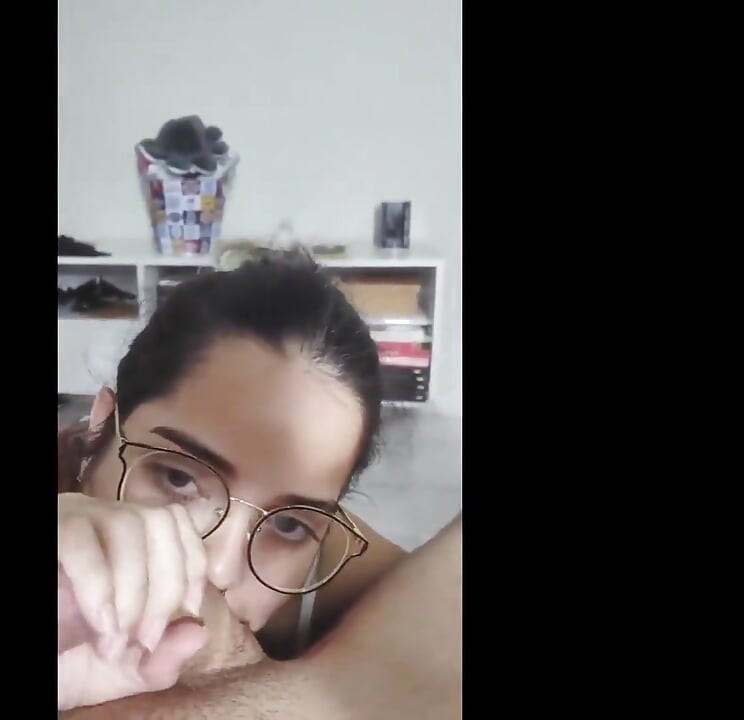 White Wolf Ofc - Nerdy Girl with Glasses Sucking Cock Very Horny Ft. White Moon Vip