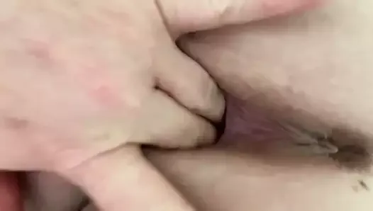 Granny fingering her pussy deep for me