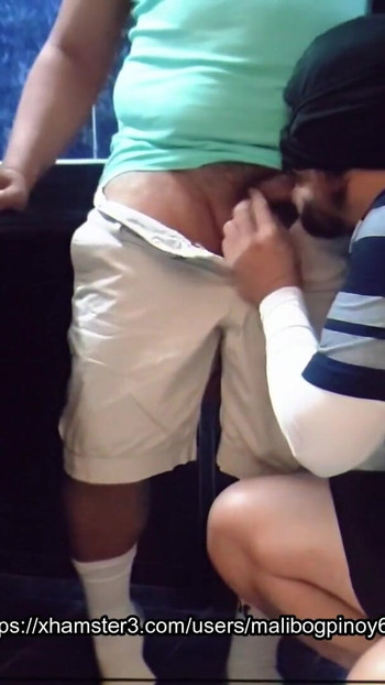 Key moment from "That Moment When a Friendly Chill Turns Into a Deep Blowjob Session"