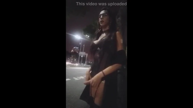 Aggressive Tranny Highway Predator with 21 cm COCK