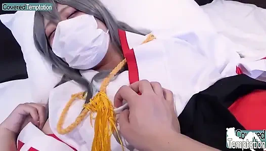 Сырая награда с кримпаем за глубокий минет, жесткий порочный удары, глубокая кульминация