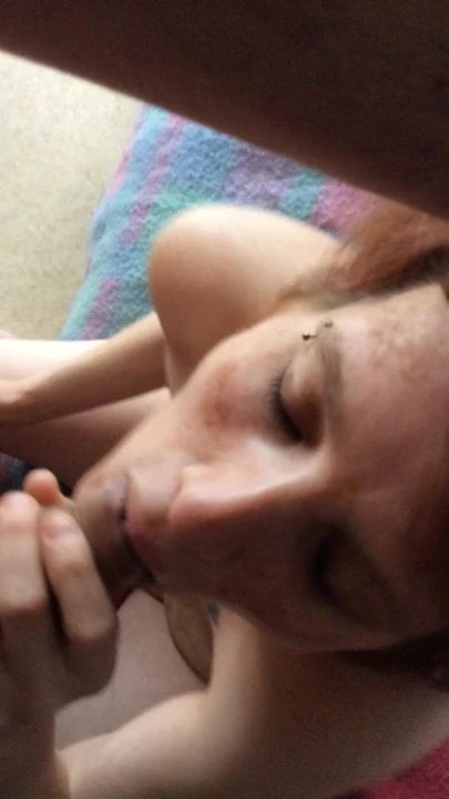 She sucks my cock