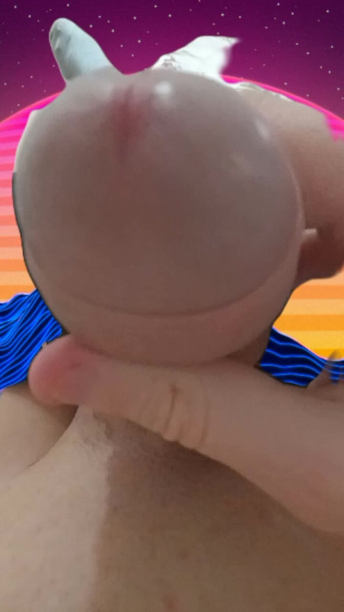 NATURAL TITS BIG COCK JOCKER'S COCK - HOT TRANS