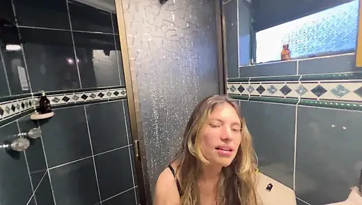 I have sexual encounters with my boss in the hotel bathroom twice, she is a lesbian