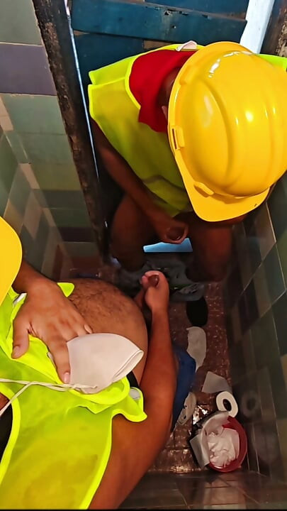 SEX IN THE BATHROOM OF A PUBLIC WORKPLACE