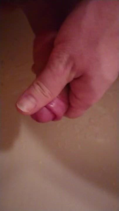 Pumped penis on piss