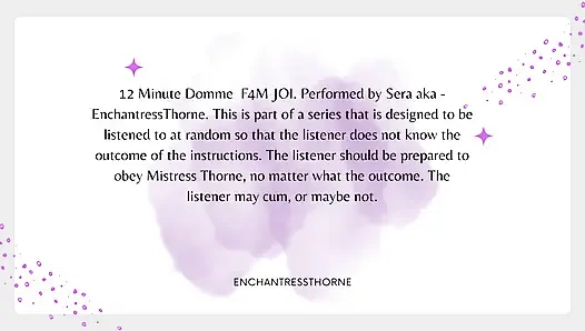Femdom JOI Mean Denial 04
